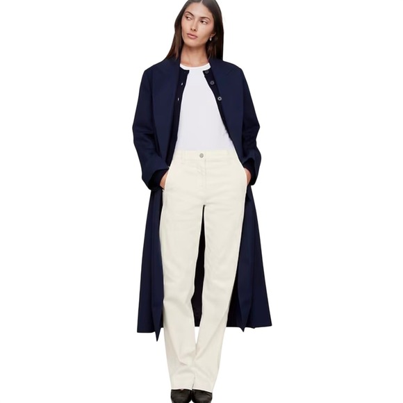 Banana Republic Denim - Banana Republic Women's Weekender Straight gi Pants Cream Size 14